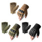 Shock Absorbing Biking Gloves With AntiSlip Grip Breathable Half Finger Design Cycling Gloves For Long Distances Biking — image 6 of 10