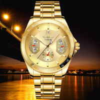 Luxury Automatic Mechanical Watch for Men, Big Dial Tourbillon Chronograph with Tachymeter, Waterproof Custom Stainless Steel Wristwatch — image 2 of 11