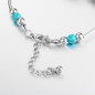 Women Fashion   Turquoise Beads Charm Bracelet Jewelry Vintage Butterfly Chain Beads Bracelet & Bangle Wedding Gift — image 7 of 10
