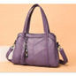 Women’s Bag New Portable Large-capacity Soft Leather Retro Slung Shoulder Bag Middle-aged Mother Backpack. — image 10 of 18