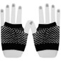Punk Goth Candy Colors Net Gloves Without Fingers Lady Disco Dance Costume Lace Fingerless Mesh Fishnet Gloves — image 4 of 10