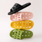 Slippers for Women Men Soft Sole Non-slip Bathroom Leaking Slippers Hollow Shower Shoes Bath Slippers Home Sandals Summer Beach Slides Couple Slippers — image 20 of 24