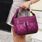 Multi compartment messenger bag women's waterproof Oxford cloth single shoulder bag leisure light middle-aged and elderly mother bag business collection Wallet — image 6 of 21