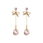 Metal Trendy Water Drop Women Dangle Earrings Simple Korean Jewelry Female Long Pendant Eardrop — image 7 of 13