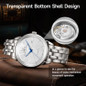 Automatic Watch Swiss Movement Mechanical Luxury Watches For Men With Stainless Steel StrapSapphire Glass DialLuminous Hands And Hour Markers50M Waterproof — image 5 of 8
