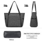 NEW Stylish Women Handbag 15.6 inch Laptop Tote Bag Lightweight  Nylon/Canvas Travel Shoulder Bag Multi-Function Bussiness Briefcase Shopping Bag — image 11 of 18
