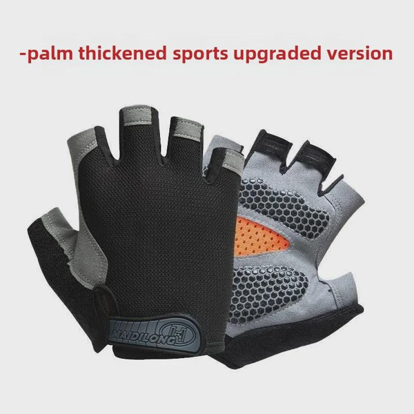 Breathable Half Finger Gloves for Gym, Cycling & Outdoor Workouts - Shock-Absorbing & Lightweight Training Gloves — image 1 of 23