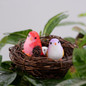 4 Pcs/set Resin Home Ornament Cute Little Birds Animal Model Figurine Glass Decor Miniature Craft Garden DIY Accessories — image 6 of 20