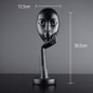 Modern House Decor Home Decoration Maison Accessories Thinker Mask Miniature Figurines for Living Room Office Corridor — image 14 of 14