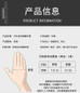 Flip Leather Gloves Winter Takeaway Waterproof and Cold-proof Outdoor Riding Driving Fishing Warm Gloves — image 8 of 12
