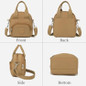 Women's Shoulder Bag, Multi-compartment Tote, Nylon Crossbody Bag, Casual Commuter Bag — image 4 of 8
