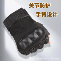 Tactical Gloves for Men: Half-Finger Outdoor & Training Gloves with Anti-Slip Grip — image 2 of 9