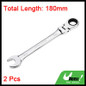 1pc/2pcs Metric Flex-Head Ratcheting Combination Wrench 72 Teeth 12 Point Dual-purpose Rachet Wrench Ended Spanner Hand Tools (6mm-24mm To Choose) — image 40 of 55
