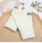 Winter Warm Touchscreen Gloves, Fluff Lined Thicken Knit Gloves Elastic Cuff Windproof Cycling Gloves For Running, Cycling, Driving, Hiking, Walking, Texting, Freezer Work, Gardening, And Daily Activities — image 8 of 18