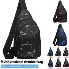 Personalized Pattern Multifunction Shoulder Crossbody Bag for Men Short Travel Messenger Chest Bag Light Outdoor Sport Recreation Lovers Single Shoulder Bag — image 3 of 29