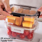 PP Food Storage Box Plastic Transparent Container Set with Lid Leakproof Kitchen Storage Bottle Jar Dry Food Jar Stackable Organizer Box for Freezer,Dishwasher, Oven, Microwave,Leftovers — image 19 of 36