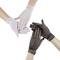 Breathable Evening Party Gloves Stretchy Fishnet Gloves for Wedding Ceremony — image 10 of 12