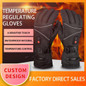 Heated Gloves Electric Heated Gloves Camping Hand Warmers Winter Warm Gloves — image 12 of 12