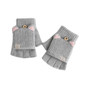 2pcs Women Versatiles Fingerless Mittens Outdoor Autumn Gloves Office Work Glove — image 12 of 16