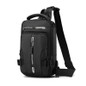 Men's Crossbody Bag, Multi-functional Waterproof Casual Shoulder Bag Fashion Single Shoulder Crossbody Bag Shoulder Backpack With USB Charging Port, Multiple Pockets For Hiking Cycling Mountaineering — image 28 of 34