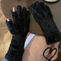 2pack Unisex Cold Weather Gloves Elastics Winter Mittens Stretchy Gloves — image 8 of 12