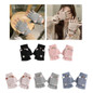 2pcs Women Versatiles Fingerless Mittens Outdoor Autumn Gloves Office Work Glove — image 15 of 16