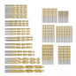 99 pieces titanium HSS cobalt twist drill set tool set 1.5 - 10 mm metal drill — image 8 of 14