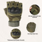 Tactical Gloves, Outdoor Gloves Fingerless Glove for Riding, Cycling, Motorcycle, Hunting, Shooting, Hiking, Camping, Airsoft, Paintball Gloves — image 11 of 17