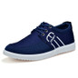 Men Fashion Lace Up Canvas Shoes Male Sneakers Casual Breathable Flat Shoes All-match Leisure Canvas Shoes Sport Shoes Men Student Skateboard Shoes — image 12 of 17