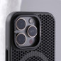 Invisible Lens Holder Honeycomb Grid Mesh Cooling Case For iPhone 17 16 Pro Max 15 14 13 12 Pro Magnetic Wireless Charging Cover — image 6 of 19