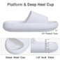 Slippers For Women Men, Super Soft Comfy Indoor Outdoor Slippers ,Summer Beach Sandals, Lightweight Open Toe House Slippers Bathroom Shower Anti-slip Slides Couples Slippers — image 6 of 25