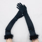 Fashion Gloves Female Elegant Solid Etiquette Gloves Wedding Party Long Gloves — image 11 of 15