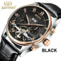 KINYUED  Mechanical Tourbillon  Brand Watches Classic Six-pin Mechanical Watches Men&amp;#39;&amp;#39;&amp;#39;&amp;#39;s Business Watch Automatic Hollow  Mechanical Watches — image 4 of 15