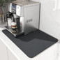 Absorbent Kitchen Dish Drying Mats, Spill Resistant Coffee Mats Easy Clean Countertop Coffee Maker Mats for Coffee Machines, Dish Racks, Kitchen Countertops, Kitchen Accessories — image 17 of 19