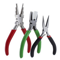 Beading Jewellery Making Tools 3 PCS Jewelry Plier Jewelry Making Pliers Tools with Needle Nose Pliers DIY Tools COY — image 2 of 10