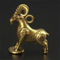 1PCS Deer Casting Animal Brass Figurine Abstract Geometric Style Metal Retro Sculpture Home Office Room Desktop Decoration Gift Diy — image 5 of 8