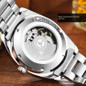 TEVISE Swiss Automatic Tourbillon Watch for Men - Waterproof Luxury Business Chronograph with Stainless Steel Band — image 6 of 25