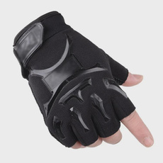 Tactical Fingerless Gloves for Men - Lightweight Outdoor Training & Cycling — image 3 of 23