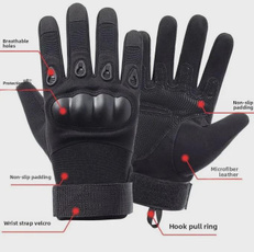 Tactical Gloves for Men, Anti-Slip Hard Knuckle Protective Military Gloves for Outdoor Training & Riding — image 3 of 9