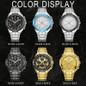 Marque De Luxe Pour Hommes WWOOR Montres De Sport Hommes Mode Casual Dress Golden Chronograph Watch Homme Big Dial Homme Montre-bracelet Relogio Masculino — image 15 of 21