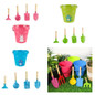 Beach Toy Outdoor Sand Play Bucket Toy with Shovel Rake Garden Planting Toy Bathtub Water Play Toy Kids Educational Toy — image 7 of 12