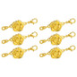 6PCS/10PCS/12PCS Locking Magnetic Clasps Rose Jewelry Magnetic Clasp Necklace Lobster Clasp Closures Magnetic Clasp Connector Chain Extenders for Jewelry Necklace Bracelet — image 19 of 23