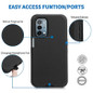 Case for Oneplus Nord N200 5G, 1+ Nord N200 5G Phone Case Heavy Duty Shockproof Dustproof Protection, 3 in 1 Rugged Defender Protective Bumper Case, — image 6 of 7