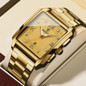Men's Watches Luxury Stainless Steel Watch Fashion Casual Watches Waterproof Square Male Wristwatches Business Branded Watch Chronograph Watches Horloges Mannen Montre Homme Luxe Quarz Uhr — image 17 of 20