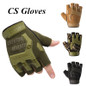4 Colors Army Combat Military Fitness Anti-slip Breathable Half Finger Fingerless Tactical Gloves — image 11 of 16