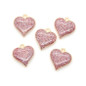 30Pcs  Enamel Pendants Hope Luck  Heart Shape Mom Pendant for Jewelry Making Necklace Bracelet Earrings DIY Handmade Craft Jewelry Charms — image 13 of 24