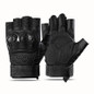 Tactical Motorcycle Gloves - Anti-Slip Shock-Absorbing Half-Finger Riding Gloves for Men — image 10 of 11