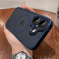 New Black Frosting Translucent Antiskid Case for iPhone 16 15 14 13 12 11 Pro Max Plus Lens Protect Magsafe Magnetic Matte Cover — image 12 of 14