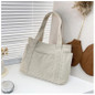 Stylish Corduroy Tote Bag for Women Large Capacity Commuter Shoulder Bag Minimalist Design Crossbody Bag Fashionable and Versatile — image 37 of 61