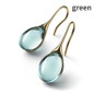 4 Colors  Exquisite and Simple  Inlaid Zircon Women's Earrings, Elegant Ladies' Engagement and Wedding Jewelry Accessories. Valentine's Day Gift for Her Girlfriend Birthday. — image 6 of 8